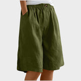 Isabela | Pantaloni scurți din in Medii