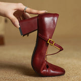 Elora Tocuri Înalte din Piele Autentică