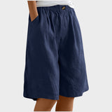 Isabela | Pantaloni scurți din in Medii