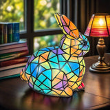 Čarobna Lampa Zeca od Ob Coloriranog Stakla