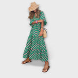 Elegantne geometrijske maxi haljine