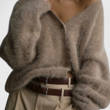 Cardigan Daniela din Amestec de Cașmir Moale