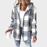 Rosana | Jachetă Stil Cămașă cu Glugă