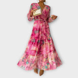 Evelyn - Maxi haljina Aquarelle Dream