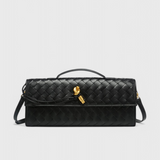 Clutch Melanie cu Detaliu de Nod Aurit