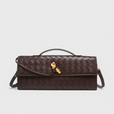 Clutch Melanie cu Detaliu de Nod Aurit