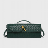 Clutch Melanie cu Detaliu de Nod Aurit