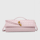 Clutch Melanie cu Detaliu de Nod Aurit