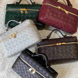 Milla Mini Geantă Woven cu Accesorii Aurii