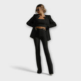 Jasmila – Elegantan Set od 3 dijela (Blazer, Top, Hlače)