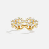 Inel Isla Marina | Aur alb