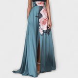 Natalie - Cvjetna A-line Maxi Haljina