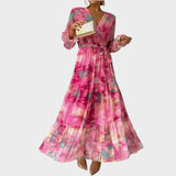 Alanna | Rochie Maxi cu Model Floral