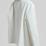 Sofia | Oversized Blazer Čistih Linija Bijeli