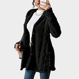 C&G™ | Cardigan Pufos cu Glugă