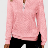 Zoey | Pulover cu Fermuar Moale