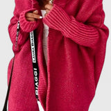 Cămașă de Tricot cu Glugă Oversized Lovisa