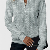 Zoey | Pulover cu Fermuar Moale