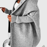 Cămașă de Tricot cu Glugă Oversized Lovisa