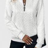 Zoey™ | Pulover din Tricot cu Fermuar Moale