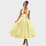 Catalina | Rochie Midi cu Design Romantic