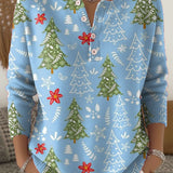 Sofía | Pulover de Crăciun cu butoane