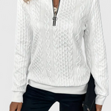 Zoey | Pulover cu Fermuar Moale