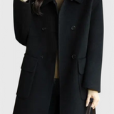 Camille | Palton Clasic din Lână cu Dublă Butonieră