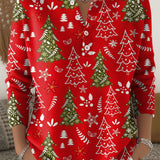 Sofía | Pulover de Crăciun cu butoane