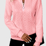 Zoey | Pulover cu Fermuar Moale