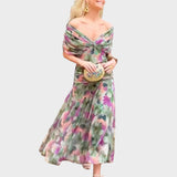 Lora | Rochie Lungă cu Decolteu în V