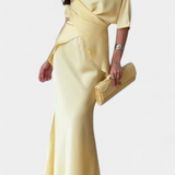 Veleda Set de Top cu Bretele Încrucișate și Fustă Fluidă