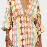 Rochie Maxi Shanice cu Design Geometric