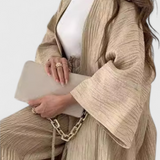 Caspian Conjunto Relaxat de Două Piese cu Kimono Lung