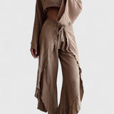 Maeva Set Casual din Două Piese cu Deschidere și Fundiță