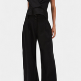 Hayden Conjunto Top Asimetric și Pantalon Palazzo