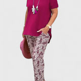 Candelaria Conjunto Elegant de Două Piese cu Croi Structurat