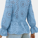 Kayden | Top Boem de Dantelă cu Croi Fluid