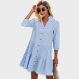 Shanna | Rochie Midi Fluidă Eleganta