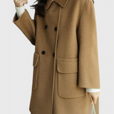 Camille | Palton Clasic din Lână cu Dublă Butonieră